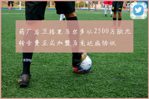 药厂后卫格里马尔多以2500万欧元转会费正式加盟马竞达成协议
